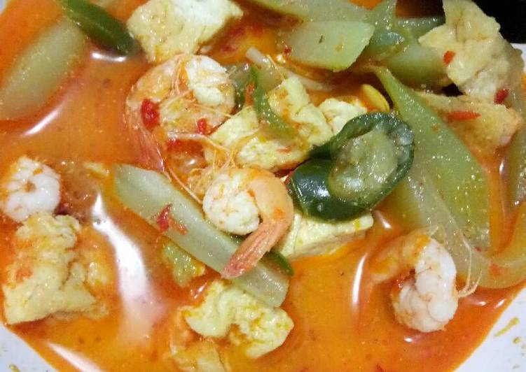 resep masakan Sambal Goreng Manisa Tahu+Udang