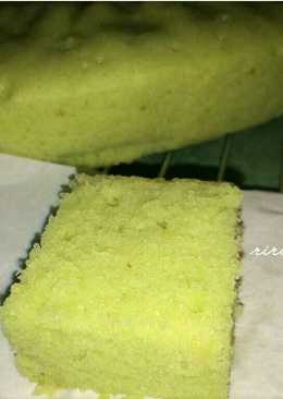 Bolu nutrijel kelapa + pandan