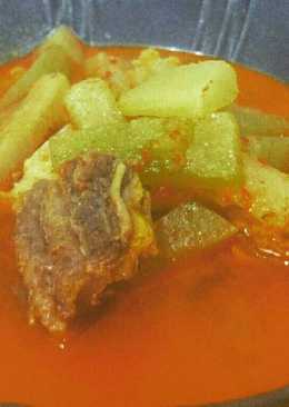 Gulai iga labu siam