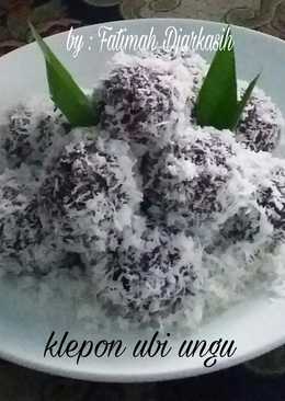 Klepon ubi ungu