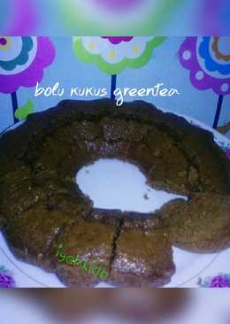 bolu kukus greentea no telur,no mixer,mudah&murah