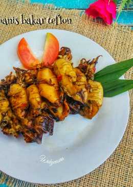 Cumi pedas manis bakar teflon