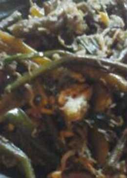 Urap kacang panjang dan sayur #PR_KacangPanjang