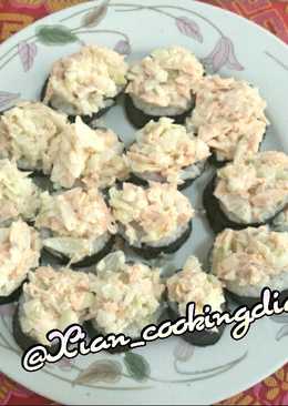 Salmon sushi Salad #cemilansehat