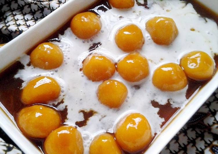 resep lengkap untuk Bubur Candil/ Jenang bedil