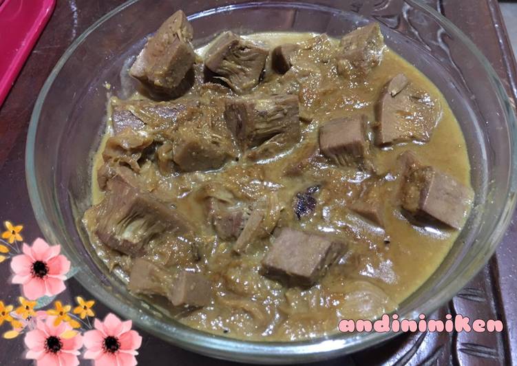 Gudeg nangka kuah kental Super cepat recipe main photo