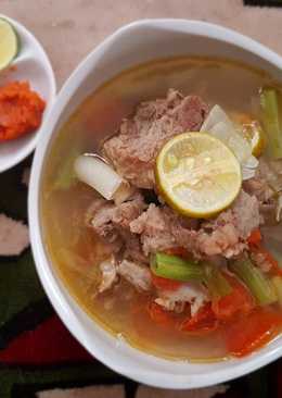 Sop iga sapi uenaaaak..sedep banget..#debm