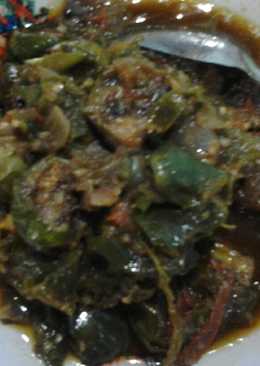 Ayam masak sambal terong hijau