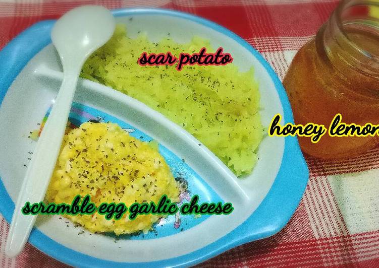 resep Sarapan untuk si kecil yang batuk dan flu (menu batita 1y+)