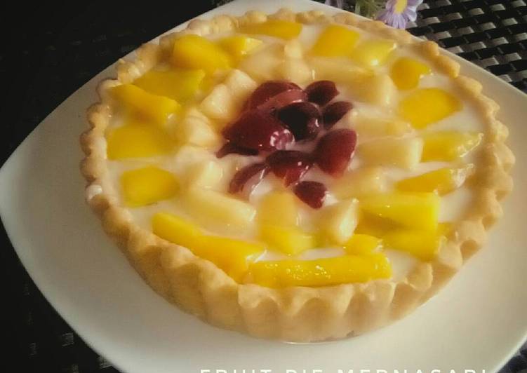 gambar untuk resep makanan Fruit pie posting rame2_cake no mixer