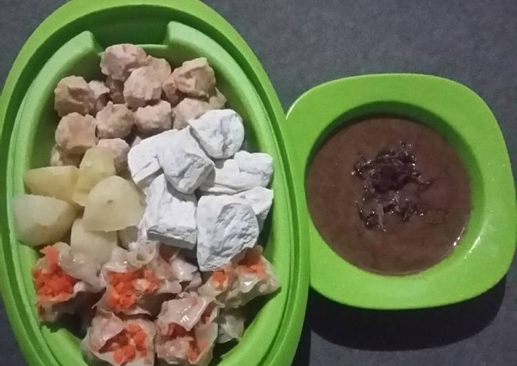 resep makanan Siomay Bakso Ayam Sayur