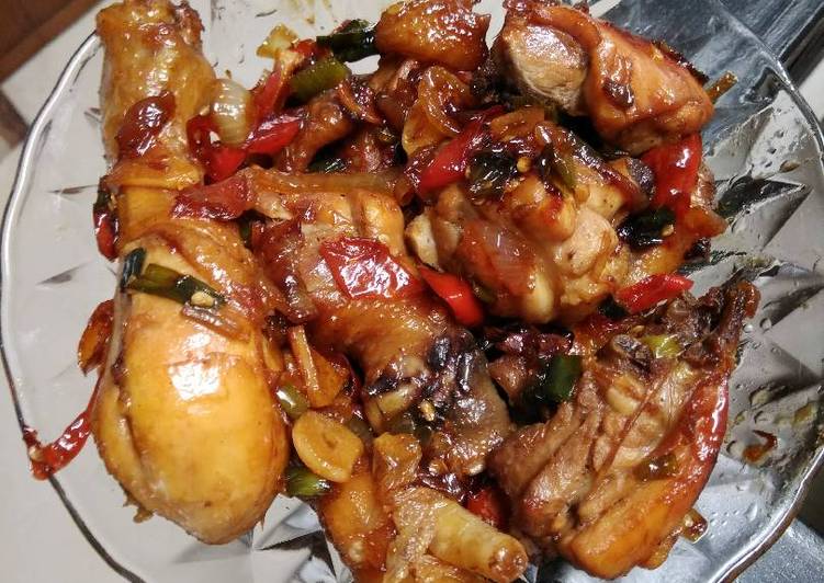 cara membuat Ayam Kecap Pedas