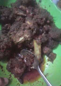 Rendang kacang merah enak bingitss