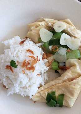 Sayur Oyong dan Kembang Tahu