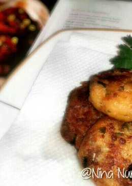 Perkedel kentang daging cincang