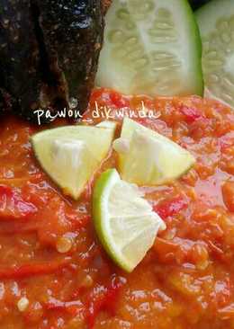 Sambal pecel lele