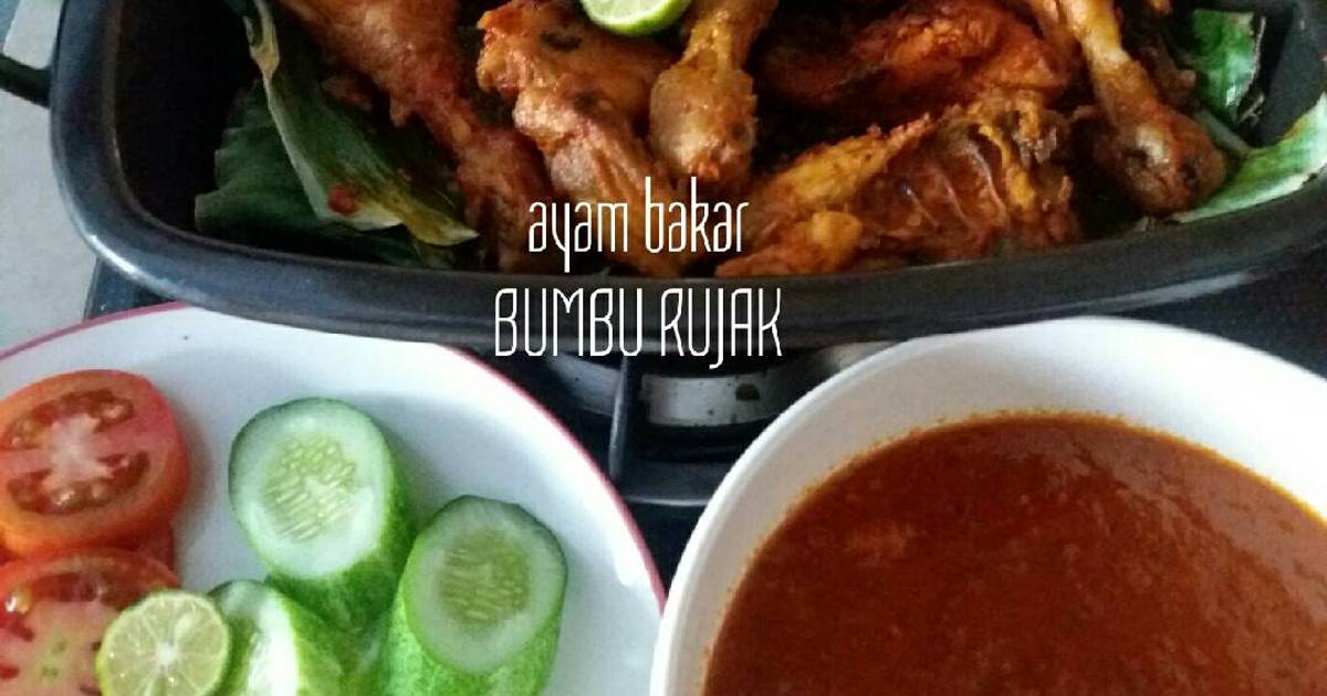 59 resep ayam bakar bumbu rujak enak dan sederhana - Cookpad