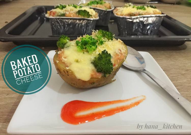 Resep Baked Potato cheese with brokoli Oleh Hana pertiwi