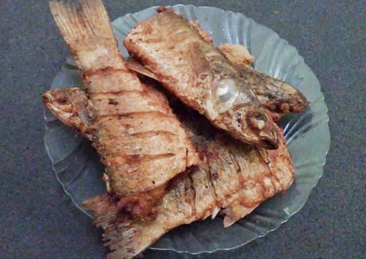 bahan dan cara membuat Ikan Belanak Goreng Krispi