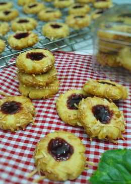 Thumbprint cookie blueberry cheese