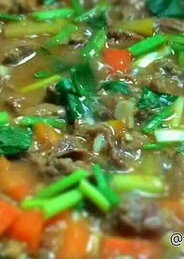 Semur daging mix sayur