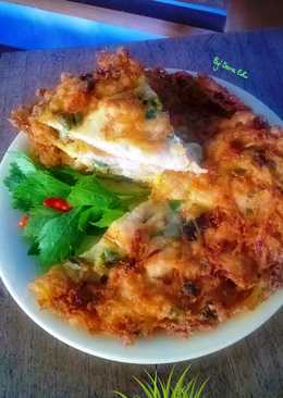 Telur Dadar Keriting isi Daging Ayam Giling