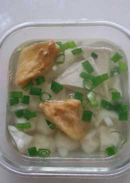 Tahu bakso ayam kuah
