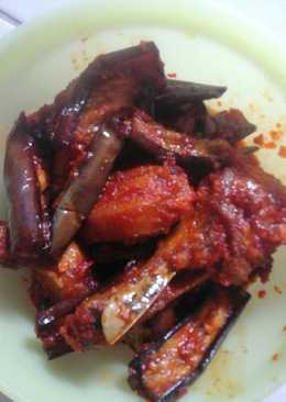 Ayam + terung balado