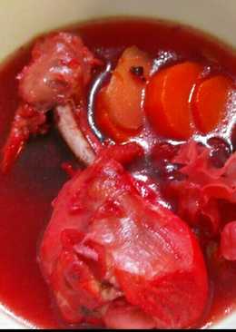 Sup Ayam Angkak ala vileen's kitchen