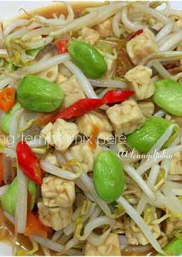 Oseng tempe mix pete