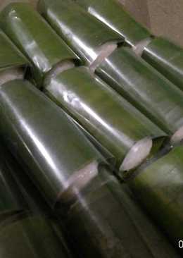 Lemper mentah abon