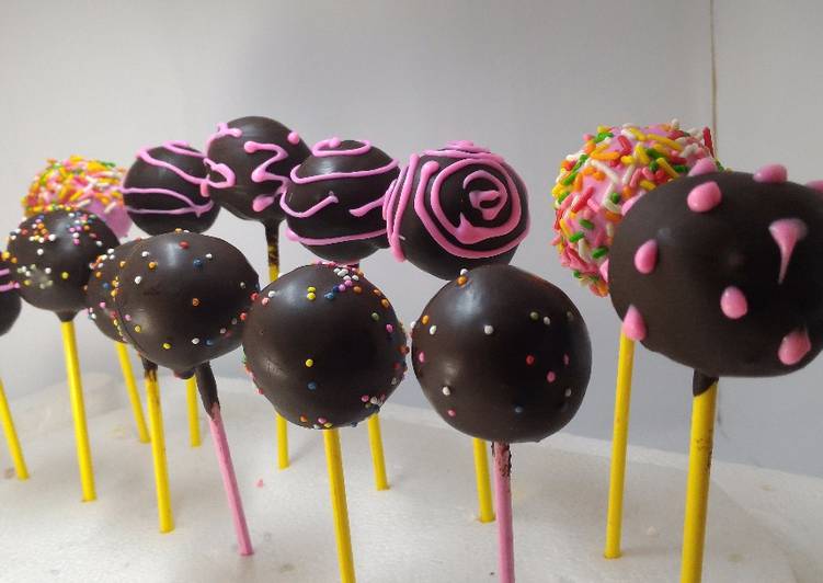 resep Cake pop (punya sisa brownies atau bolu lainnya)