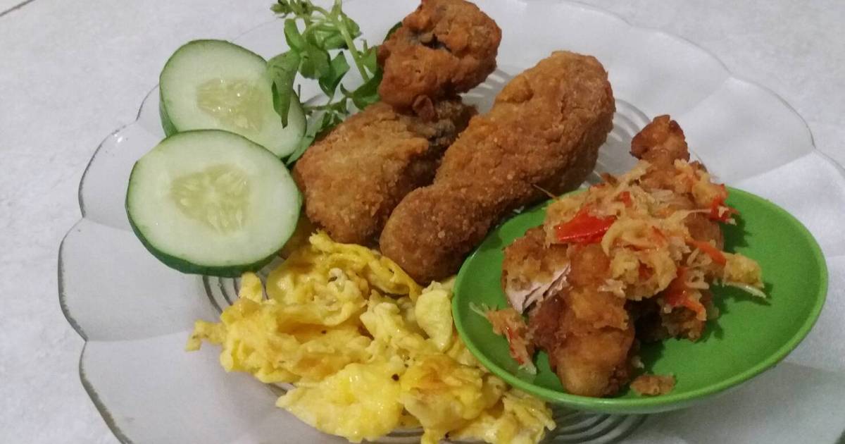 80 resep telur dadar geprek  enak dan sederhana Cookpad