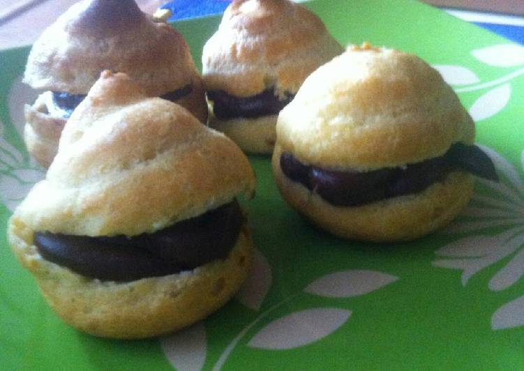 resep makanan Soes Vla Coklat