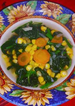 Sayur bening/ sayur bayam