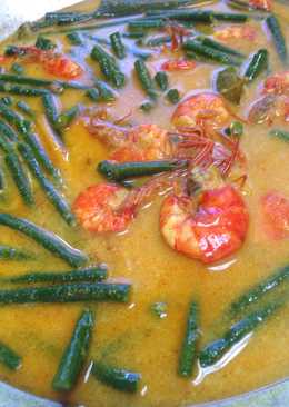 Gulai Udang Kacang Panjang Khas Padang