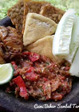 Cumi Bakar With Sambal Terasi (simple)