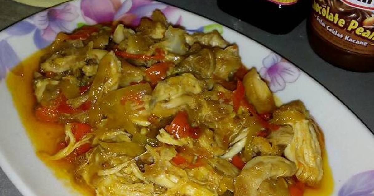 Resep Ayam suir pedas manis ala Widya Stephani