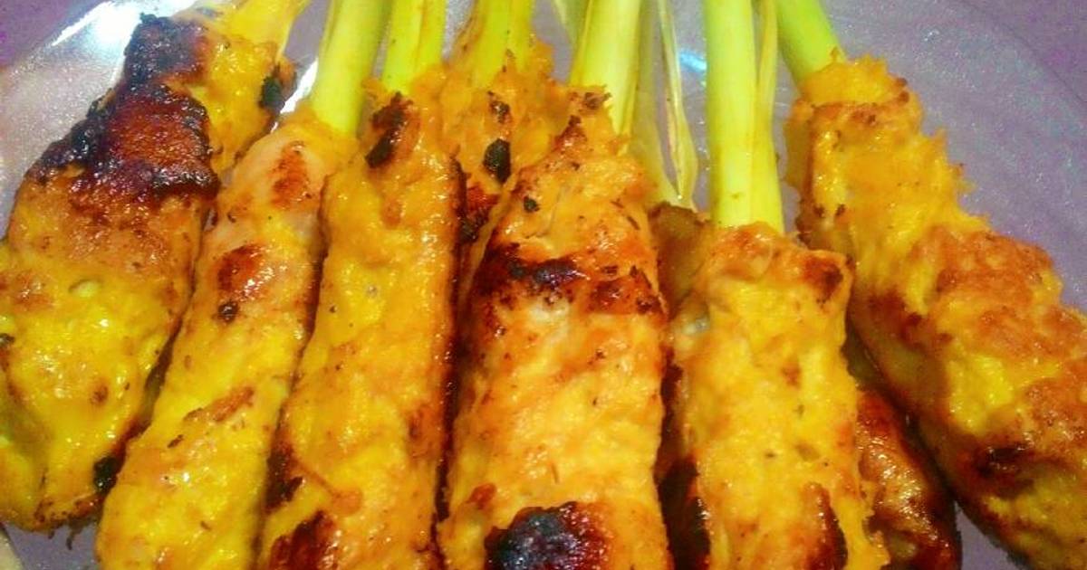 Resep Sate lilit ayam+udang oleh Silviehena - Cookpad