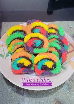 Bolu Gulung Rainbow