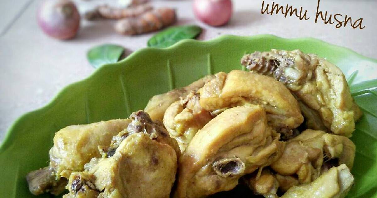 Resep Ayam ungkep kaya rempah ala novi (أم حسنى )