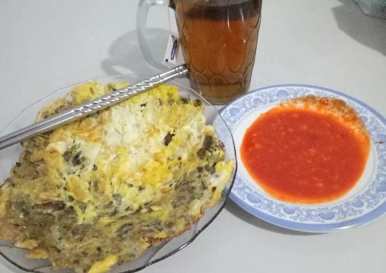 resep makanan Hamke / martabak kerang darah