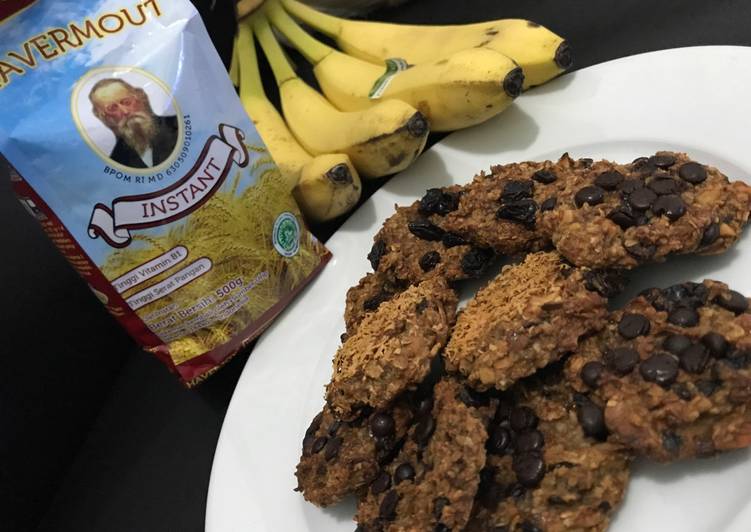 resep lengkap untuk Healthy Oat Cookies