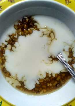 Bubur kacang hijau Susu