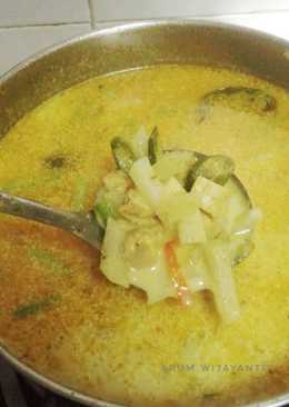 Lodeh labu tempe tahu (jangan lombok) buat lontong sayur