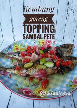 Kembung goreng topping sambal pete #pr_recookrancakbana