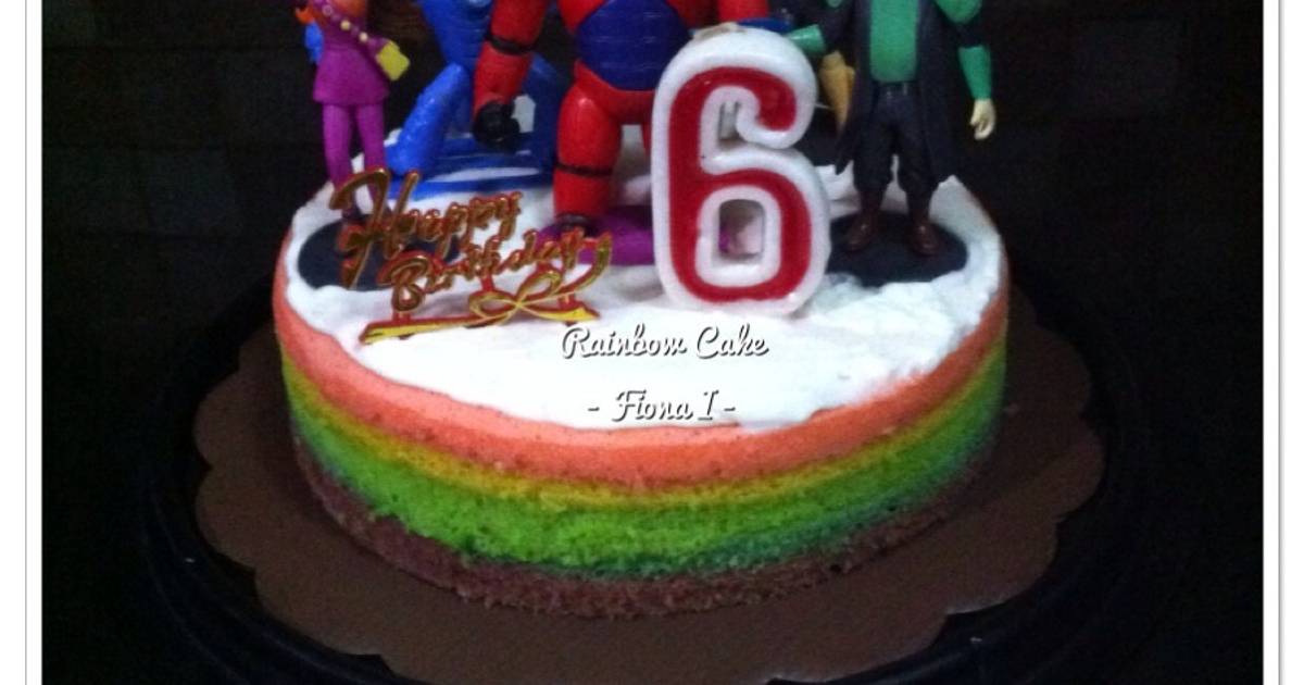 Resep Rainbow Cake Kukus