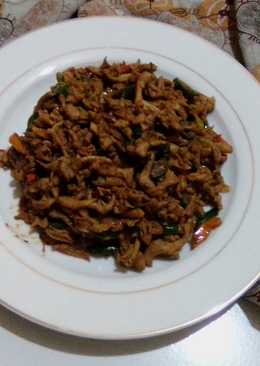 Tumis Usus Ayam Pedas