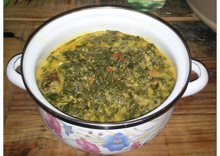 gambar untuk resep makanan Sayur daun singkong ala ala Warteg