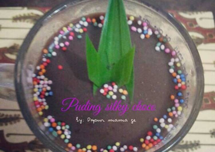 Resep Puding silky choco - Mama_gerald